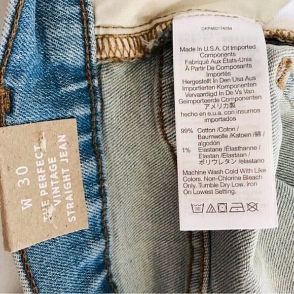 New! Madewell The Perfect Vintage Straight Jean Danby Wash - Picture 13 of 13